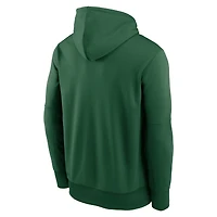 Sweat à capuche Nike Therma vert New York Jets pour homme