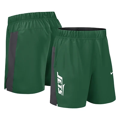 Men's Nike Green New York Jets Woven Victory Dri-FIT Shorts