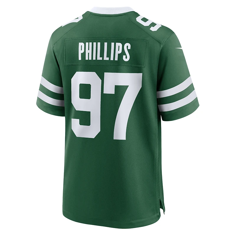 Men's Nike Harrison Phillips Legacy Green New York Jets Team Game Jersey