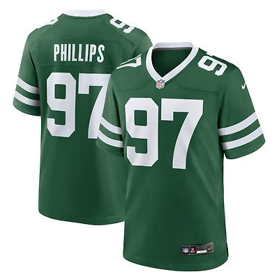 Men's Nike Harrison Phillips Legacy Green New York Jets Team Game Jersey