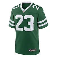 Maillot de match Nike Isaiah Oliver Legacy Green pour homme des New York Jets