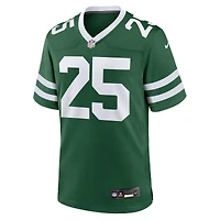 Men's Nike Israel Abanikanda Legacy Green New York Jets Team Game Jersey