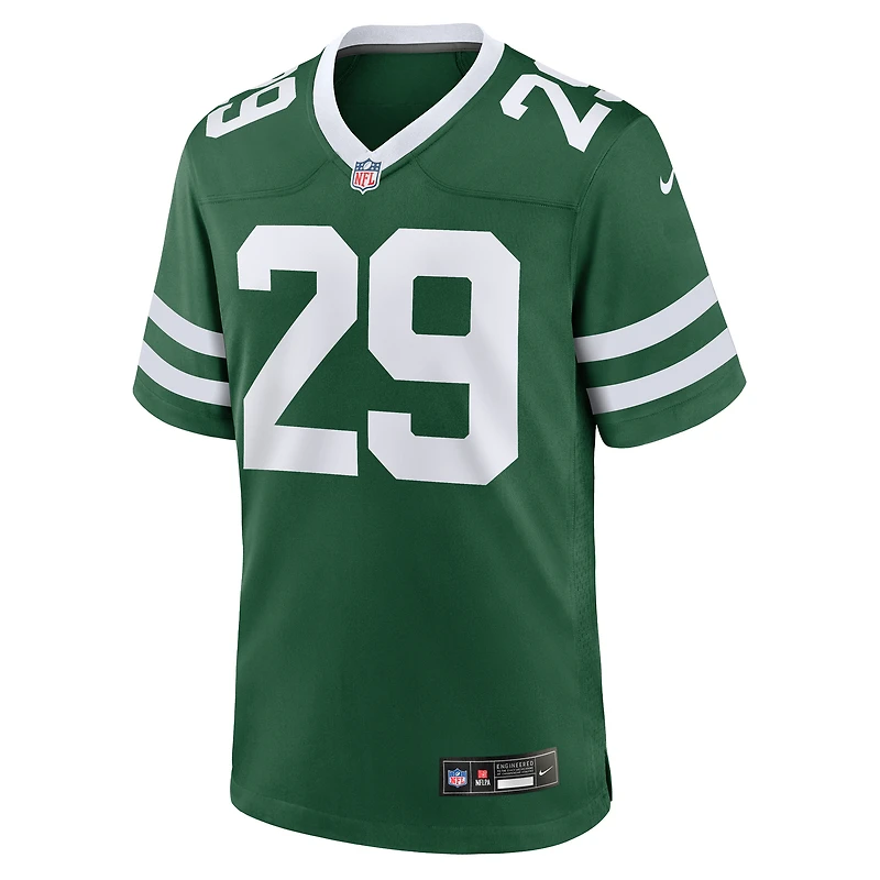 Maillot de match l'équipe Nike Jarrick Bernard-Converse Legacy Green des New York Jets pour homme