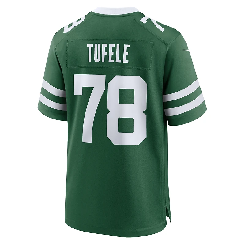 Maillot Nike Jay Tufele Legacy Green pour homme des New York Jets