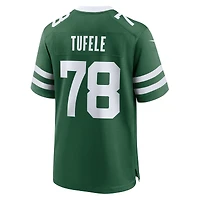 Maillot Nike Jay Tufele Legacy Green pour homme des New York Jets