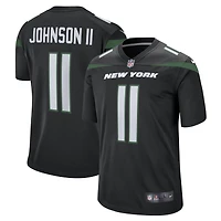 Men's Nike Jermaine Johnson II Black New York Jets Alternate Game Jersey