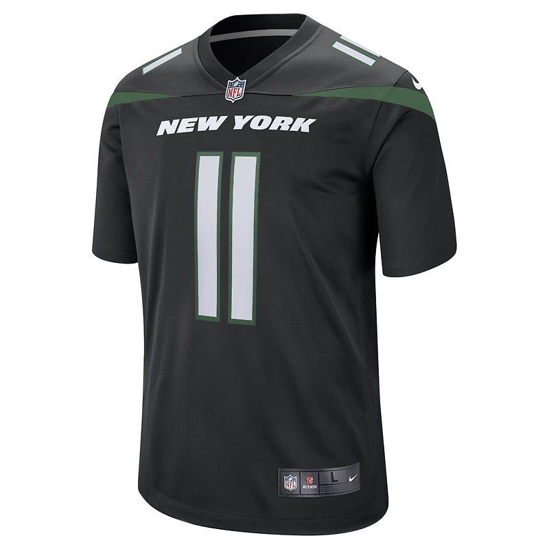 Men's Nike Jermaine Johnson II Black New York Jets Alternate Game Jersey