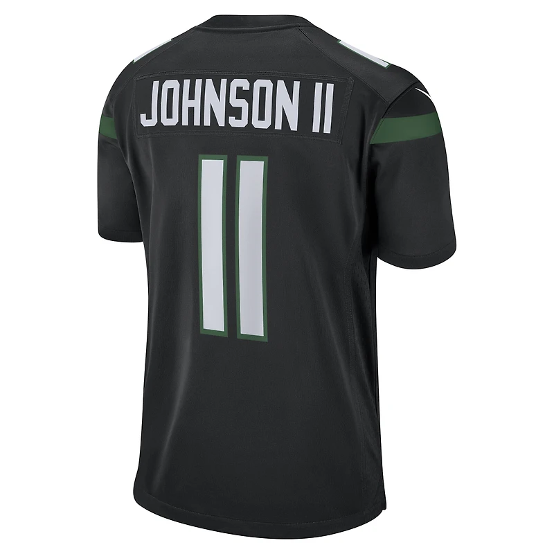 Men's Nike Jermaine Johnson II Black New York Jets Alternate Game Jersey