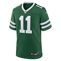 Maillot de match Nike Jermaine Johnson II Legacy Green New York Jets pour homme