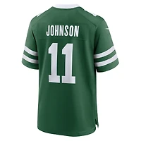 Maillot de match Nike Jermaine Johnson II Legacy Green New York Jets pour homme