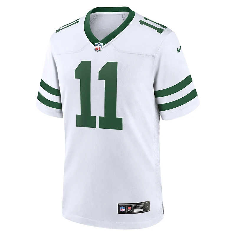 Maillot de match Nike Jermaine Johnson II Legacy pour homme des New York Jets, blanc