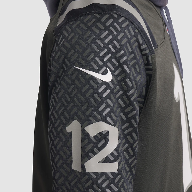 Maillot Nike Joe Namath Gotham Green pour homme, joueur retraité, collection Rivalries 2025, des New York Jets
