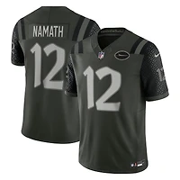 Maillot Nike Joe Namath Gotham Green pour homme, édition limitée, collection Rivalries 2025, joueur retraité, New York Jets