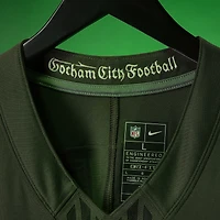 Maillot Nike Joe Namath Gotham Green New York Jets Collection Rivalités 2025 pour homme, édition limitée cousue