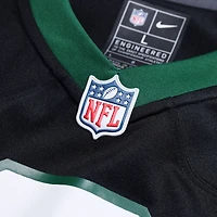 Maillot de match joueur retraité alternatif des New York Jets Nike Joe Namath Legacy noir pour homme
