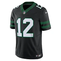 Nike Joe Namath Legacy pour hommes, noir, New York Jets, Alternate Vapor F.U.S.E. Maillot limité