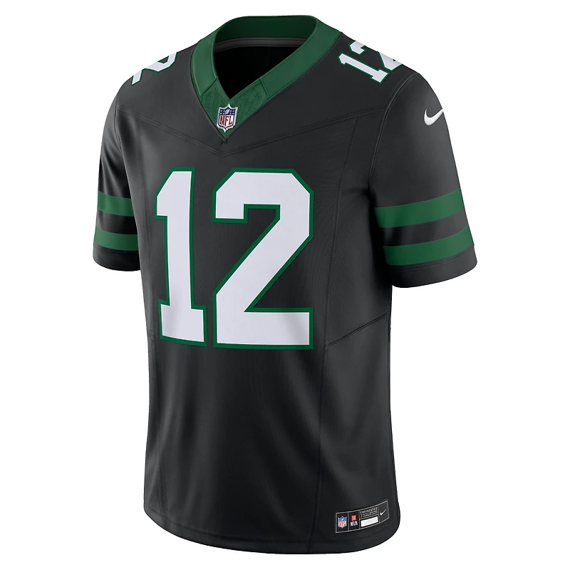 Men's Nike Joe Namath Legacy Black New York Jets Alternate Vapor F.U.S.E. Limited Jersey