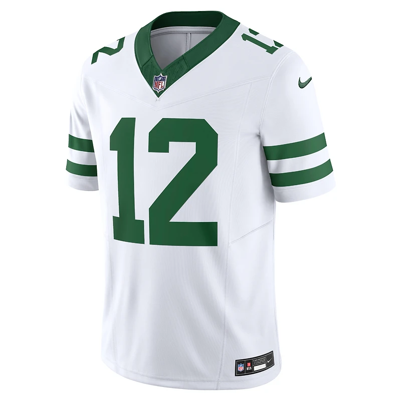 Nike Joe Namath Legacy pour homme Blanc New York Jets Vapor F.U.S.E. Maillot limité