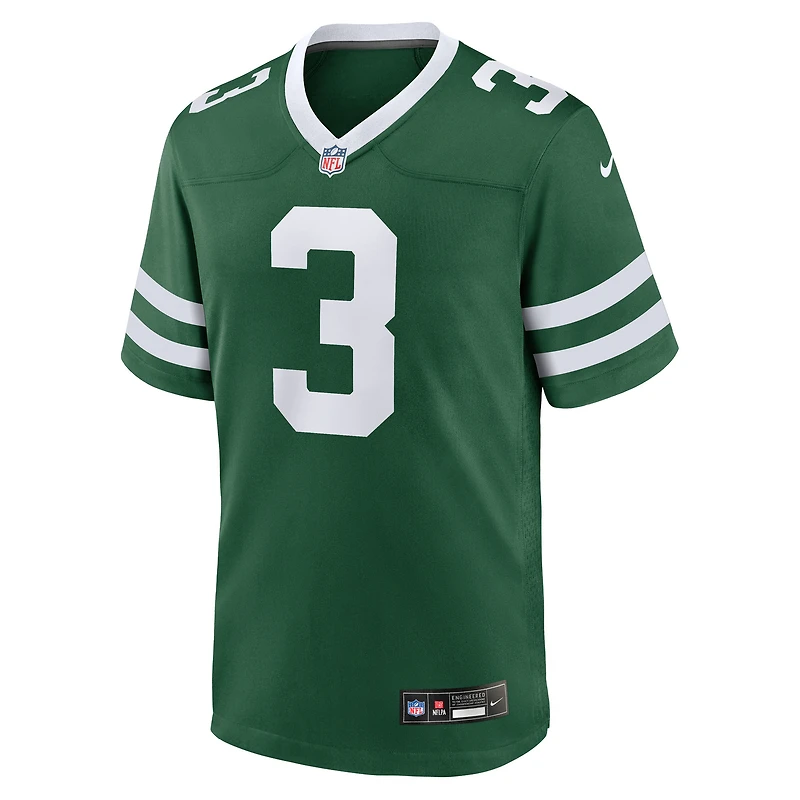 Maillot de match Nike John Metchie III Legacy Green pour homme, New York Jets
