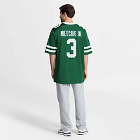 Men's Nike John Metchie III Legacy Green New York Jets Team Game Jersey