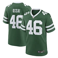 Men's Nike Joseph Ossai Legacy Green New York Jets Team Game Jersey