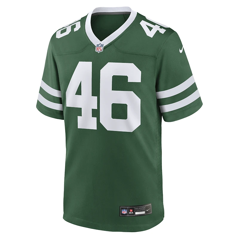 Men's Nike Joseph Ossai Legacy Green New York Jets Team Game Jersey