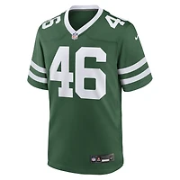 Men's Nike Joseph Ossai Legacy Green New York Jets Team Game Jersey