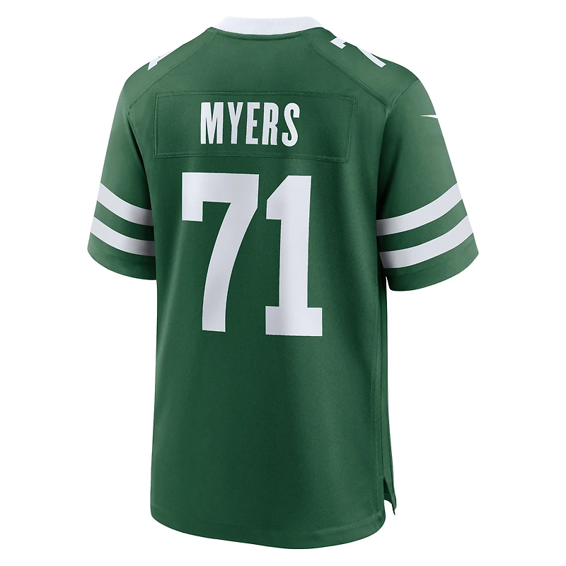 Maillot Nike Josh Myers Legacy Green pour homme des New York Jets