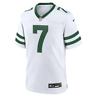 Maillot Nike Justin Fields Legacy blanc pour homme des New York Jets