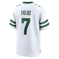 Maillot Nike Justin Fields Legacy blanc pour homme des New York Jets