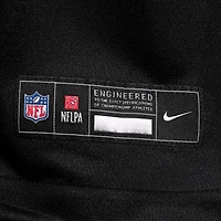 Maillot Nike Justin Fields Stealth noir pour homme des New York Jets