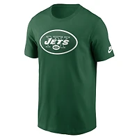 Men's Nike Kelly Green New York Jets Rewind Logo Essential T-Shirt