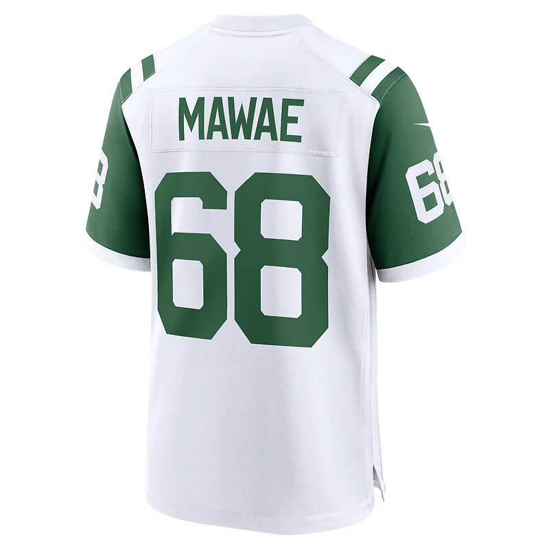Men's Nike Kevin Mawae White New York Jets Retired Player Alternate Game Jersey