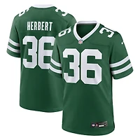 Men's Nike Khalil Herbert Legacy Green New York Jets Team Game Jersey