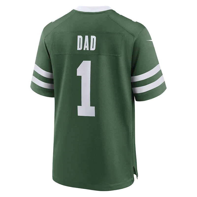 Maillot Nike Legacy Green New York Jets #1 Dad Game pour homme