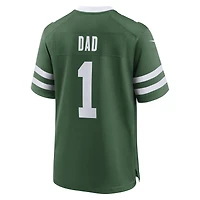 Maillot Nike Legacy Green New York Jets #1 Dad Game pour homme