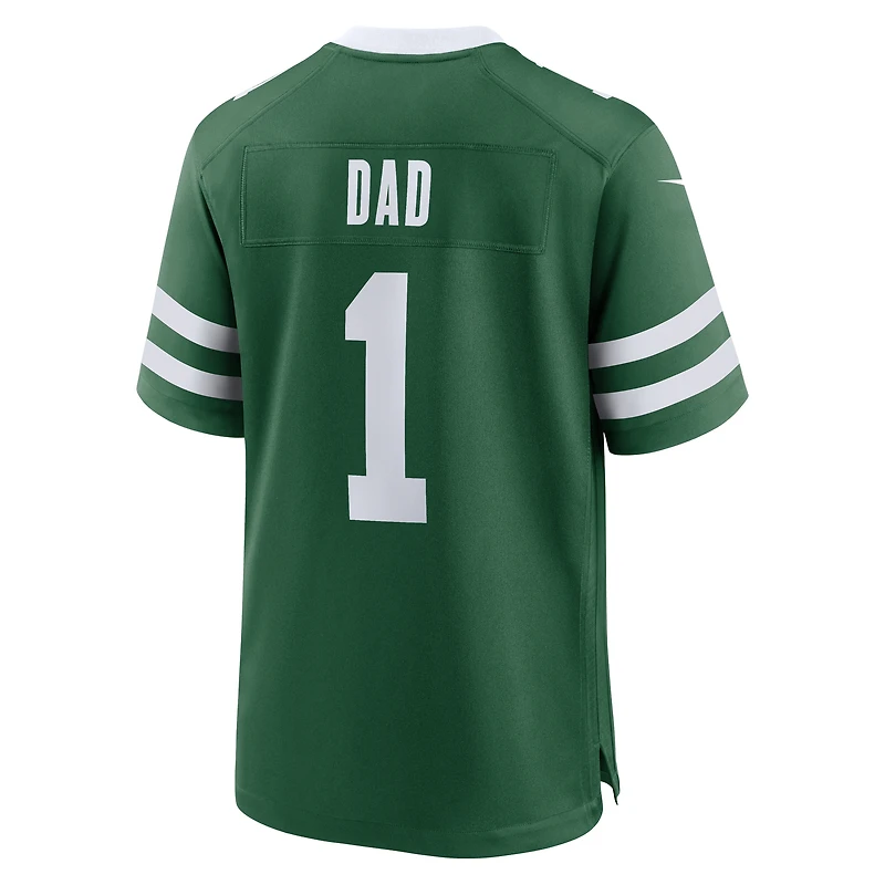 Maillot Nike Legacy Green New York Jets #1 Dad Game pour homme