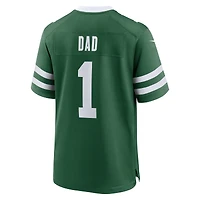 Maillot Nike Legacy Green New York Jets #1 Dad Game pour homme
