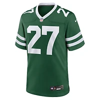 Men's Nike Malachi Moore Legacy Green New York Jets Team Game Jersey