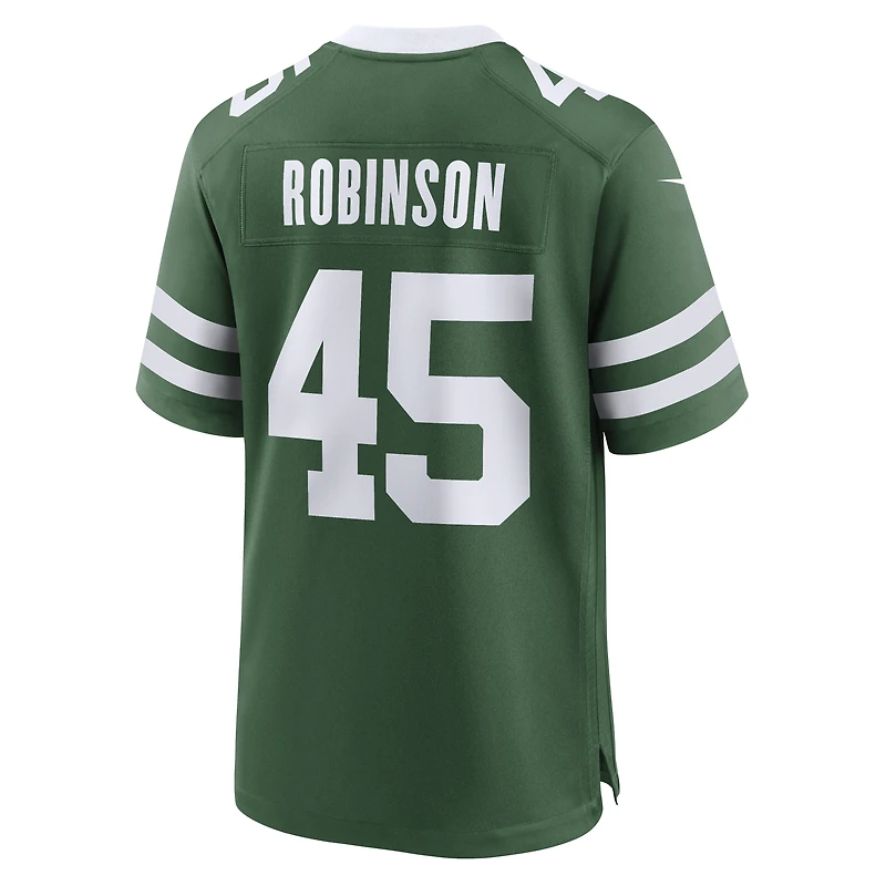 Men's Nike Mark Robinson Legacy Green New York Jets Team Game Jersey