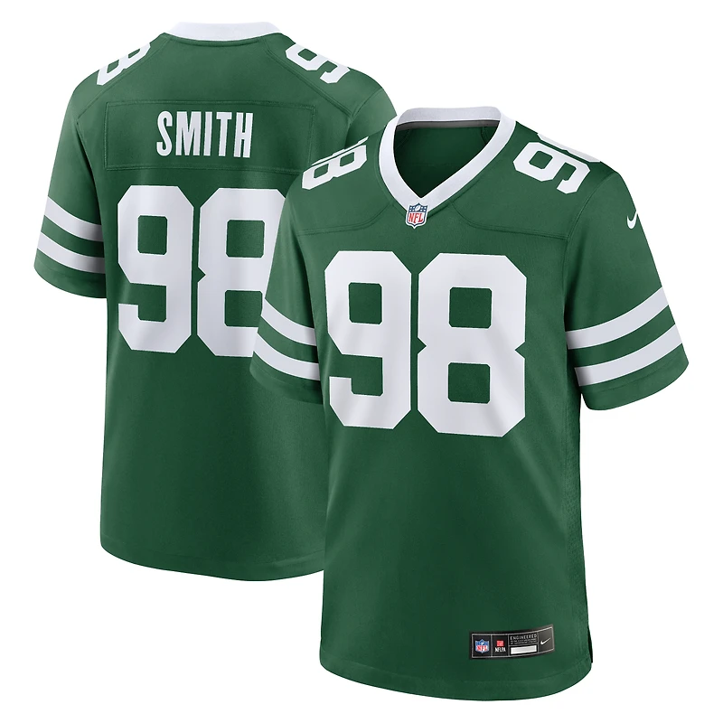 Men's Nike Mazi Smith Legacy Green New York Jets Team  Game Jersey