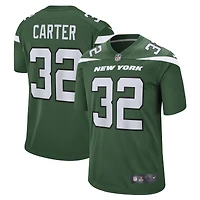 Maillot de match Nike Michael Carter Gotham vert New York Jets pour homme