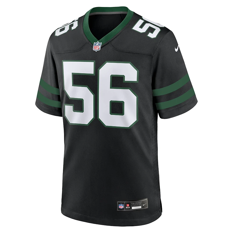 Maillot de jeu alternatif Nike Quincy Williams Legacy Black New York Jets pour homme