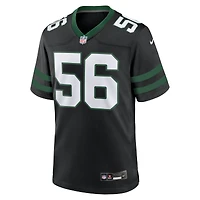 Maillot de jeu alternatif Nike Quincy Williams Legacy Black New York Jets pour homme