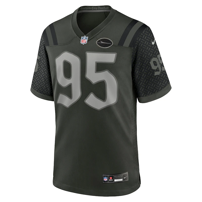 Maillot Nike Quinnen Williams Empire Green pour homme, collection Rivalries 2025 des New York Jets