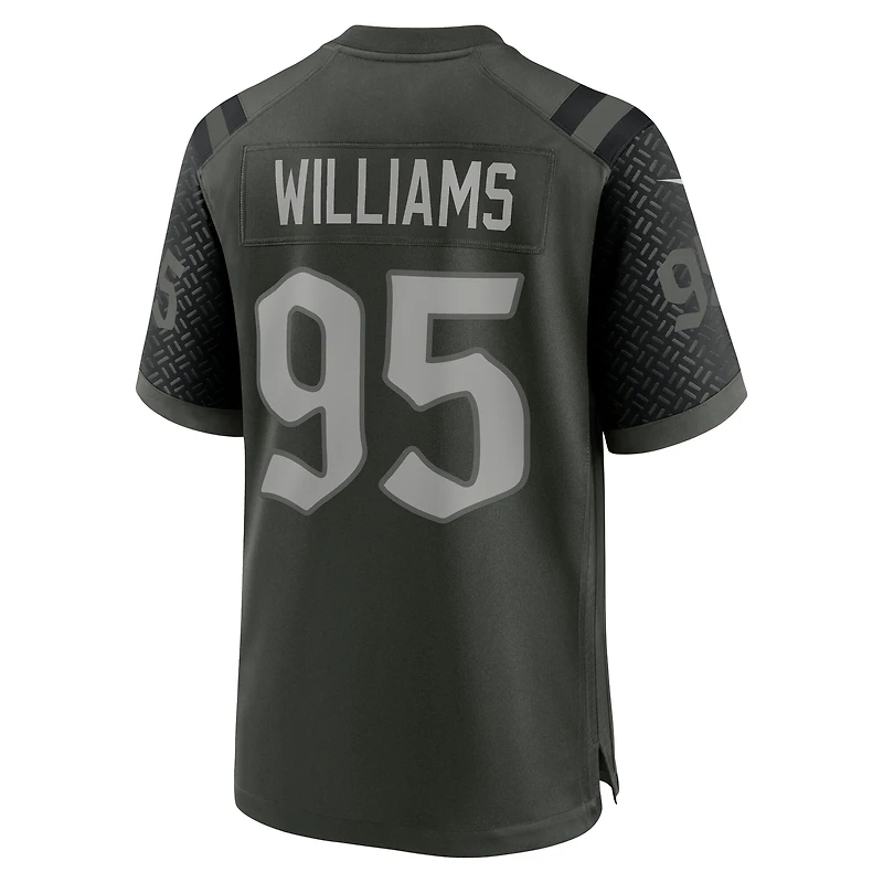 Maillot Nike Quinnen Williams Empire Green pour homme, collection Rivalries 2025 des New York Jets