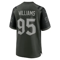 Maillot Nike Quinnen Williams Empire Green pour homme, collection Rivalries 2025 des New York Jets
