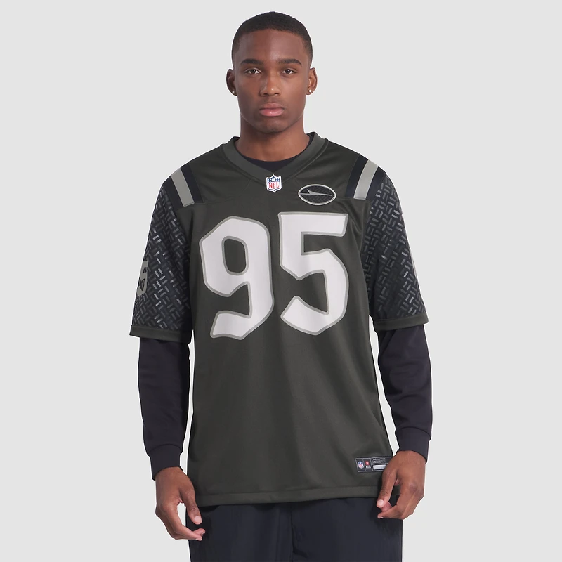 Maillot Nike Quinnen Williams Empire Green pour homme, collection Rivalries 2025 des New York Jets