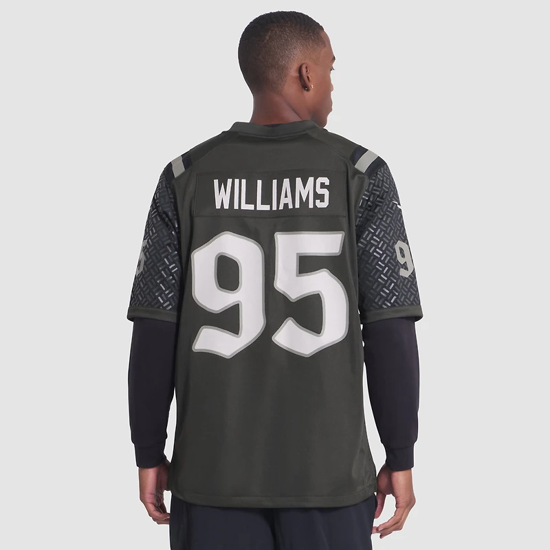 Maillot Nike Quinnen Williams Empire Green pour homme, collection Rivalries 2025 des New York Jets