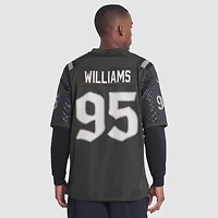Maillot Nike Quinnen Williams Empire Green pour homme, collection Rivalries 2025 des New York Jets